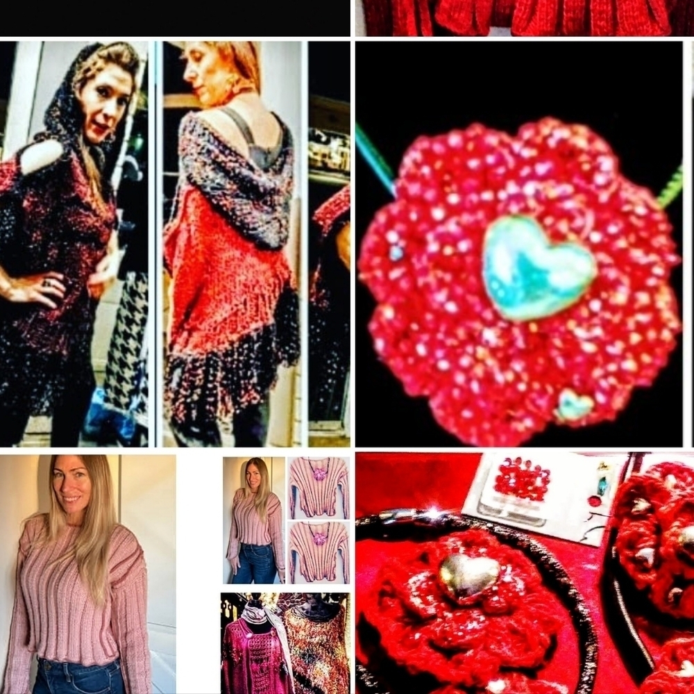 NWT Heirloom Artisanal  Convertible Necklace With Swarovski crystals. - Picture 2 of 10